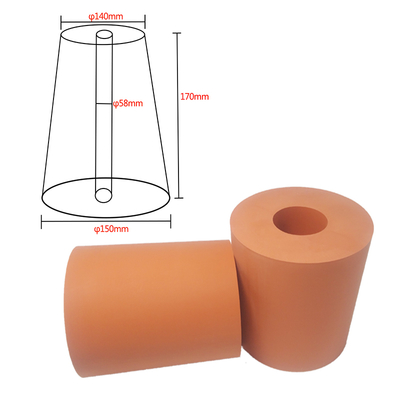 맞춤형 경도 및 최대 0.02mm 공차를 갖춘 고정밀 열전사 실리콘 휠