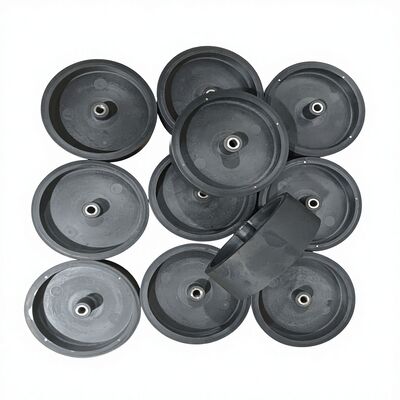 맞춤형 금속 코어로 제작된 안티 에이징 고무 롤러 휠, 연속적인 중부하 작업 및 장기적인 신뢰성을 위해 제작됨