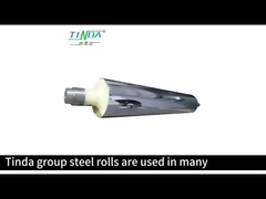 미러 산업용 금속 롤러 904L 고무 코팅 표면 처리