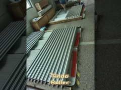 낮은 진동 중량 강철 롤러 회전 드럼 컨베리 시스템