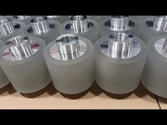 저소음 수준 고무 롤러 휠 맞춤형 스테인리스 스틸 디자인