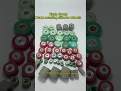 뜨거운 공기 시트 밀폐 기계 고무 위 아래 로 롤러 바퀴 소음 감축